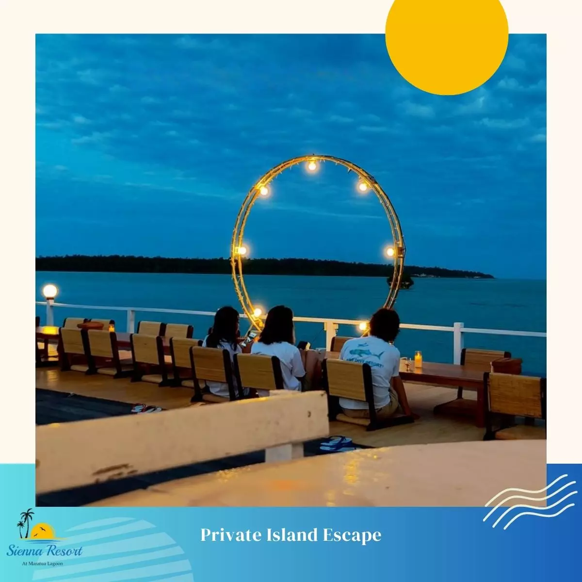 A Private Island Setting Made for Switching Off